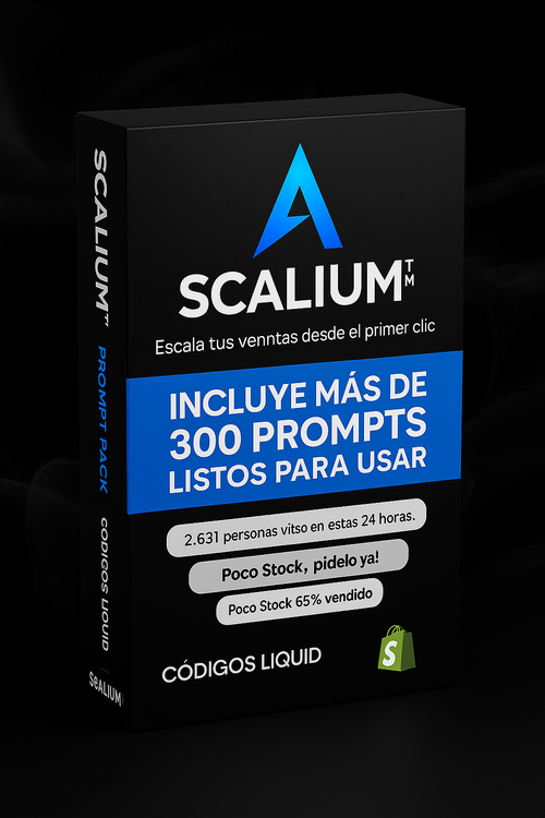 SCALIUM™ +300 CODIGOS Liquid
